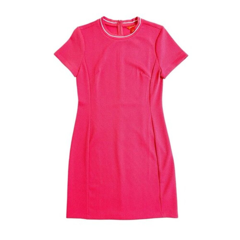 Joe Fresh Pink Shift Dress Casual Sporty Sz M NEW